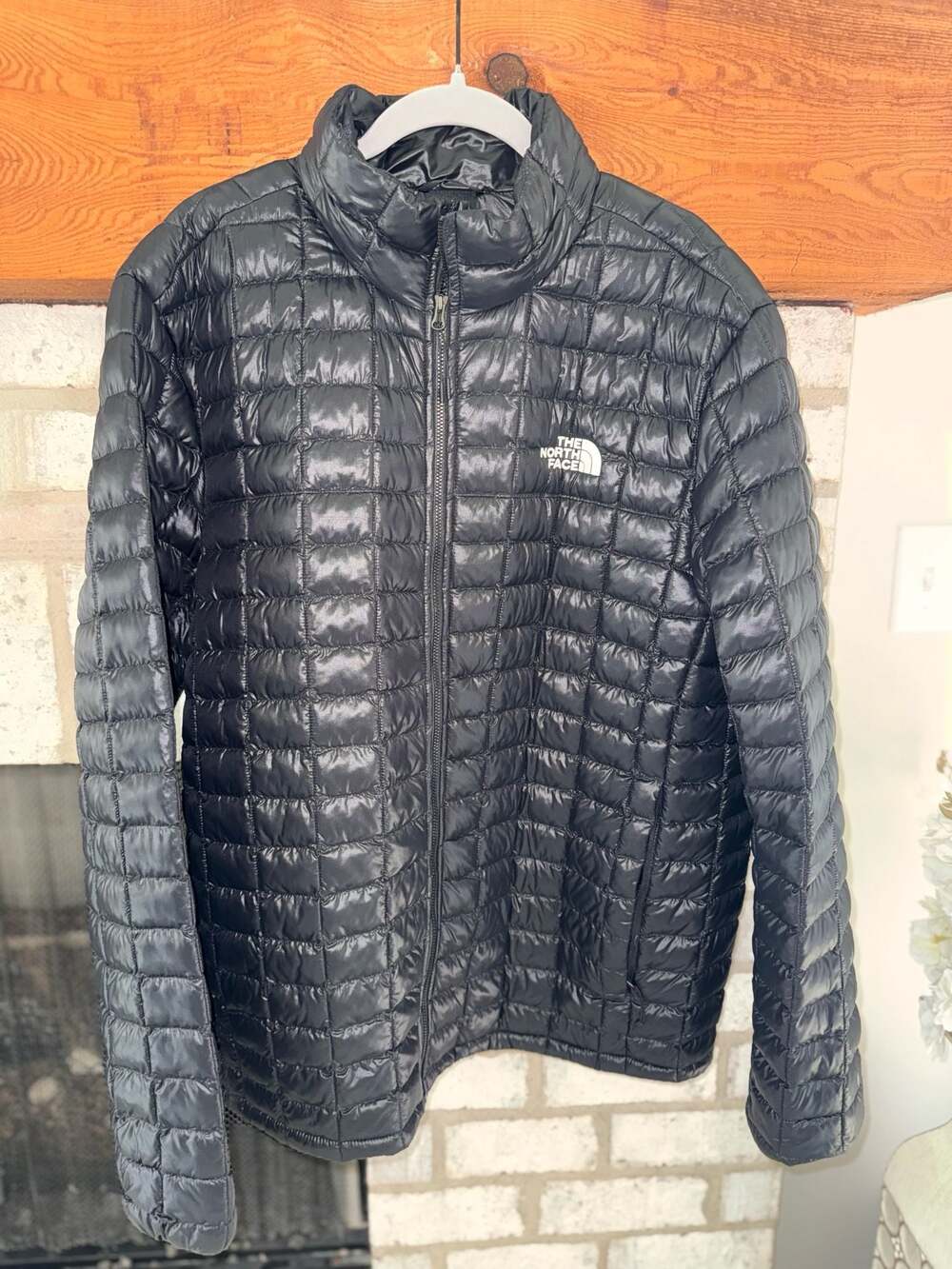 The North Face Men's ThermoBall Quilted Puffer Jacket Black XL